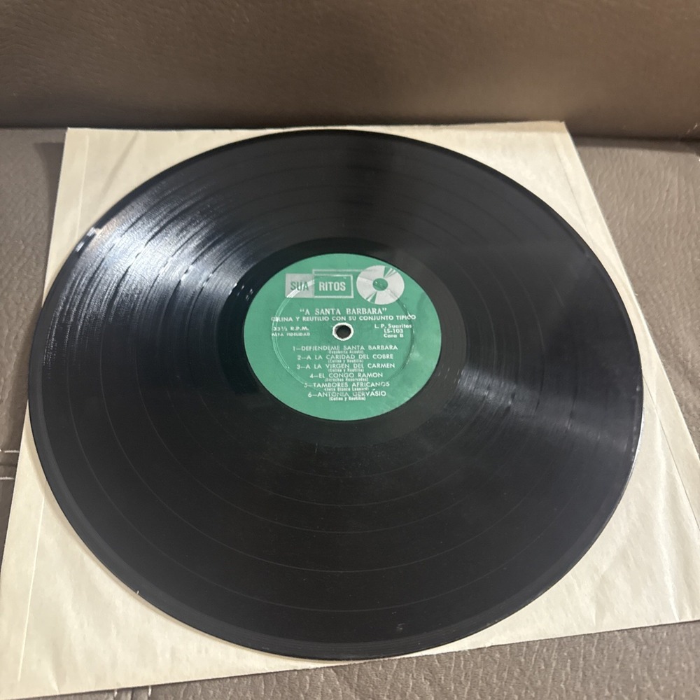 Suaritos Celina y Reutilio A Santa Barbara Vinyl LP 12" 33 RPM LS-103